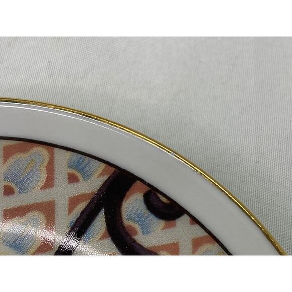 Vintage Russ Berrie Felines Of Destinction Decorative Porcelain Cat Plate Easel - Picture 8 of 8